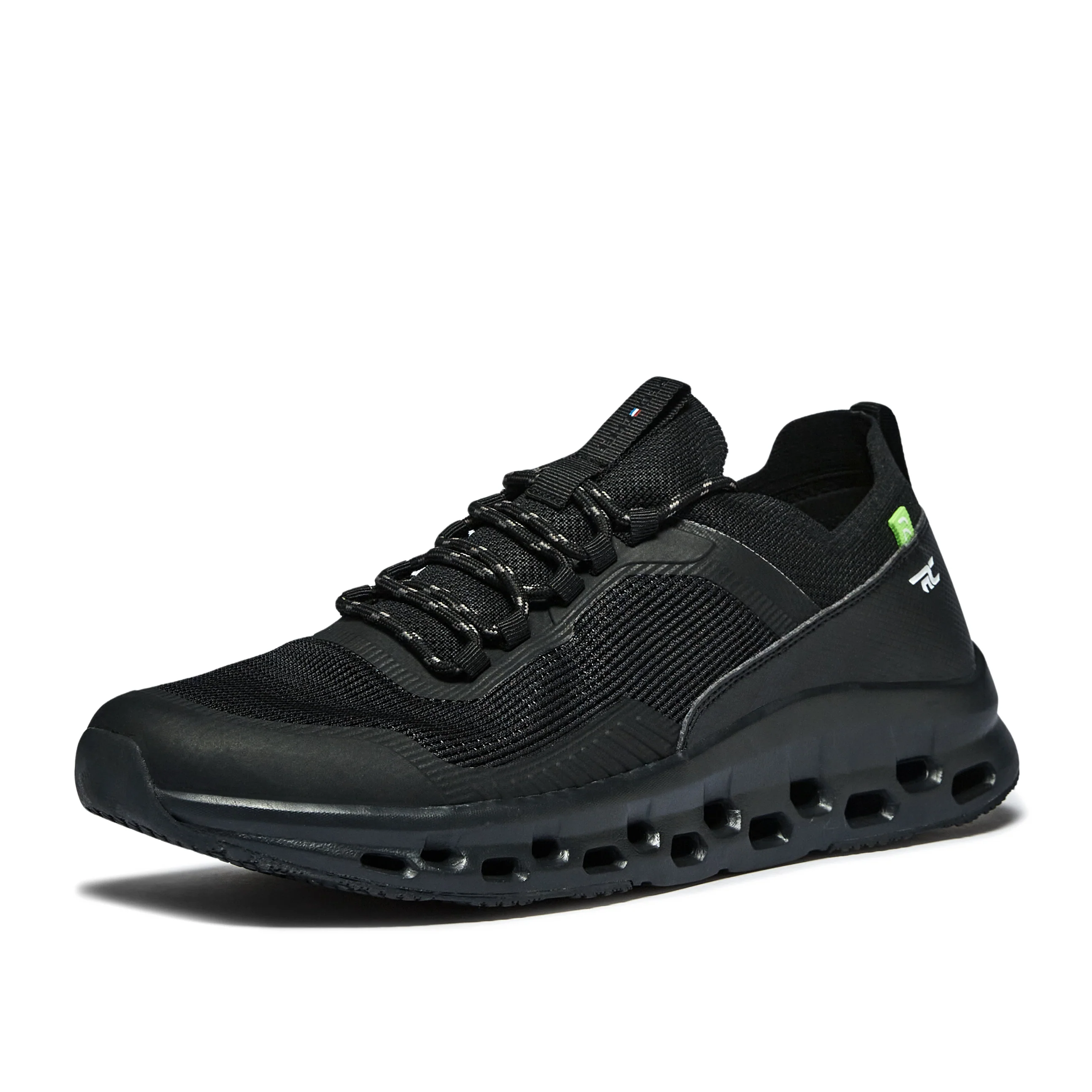 Red Chief Sports Black Walking Shoes for Men W7013 001 - Image 7