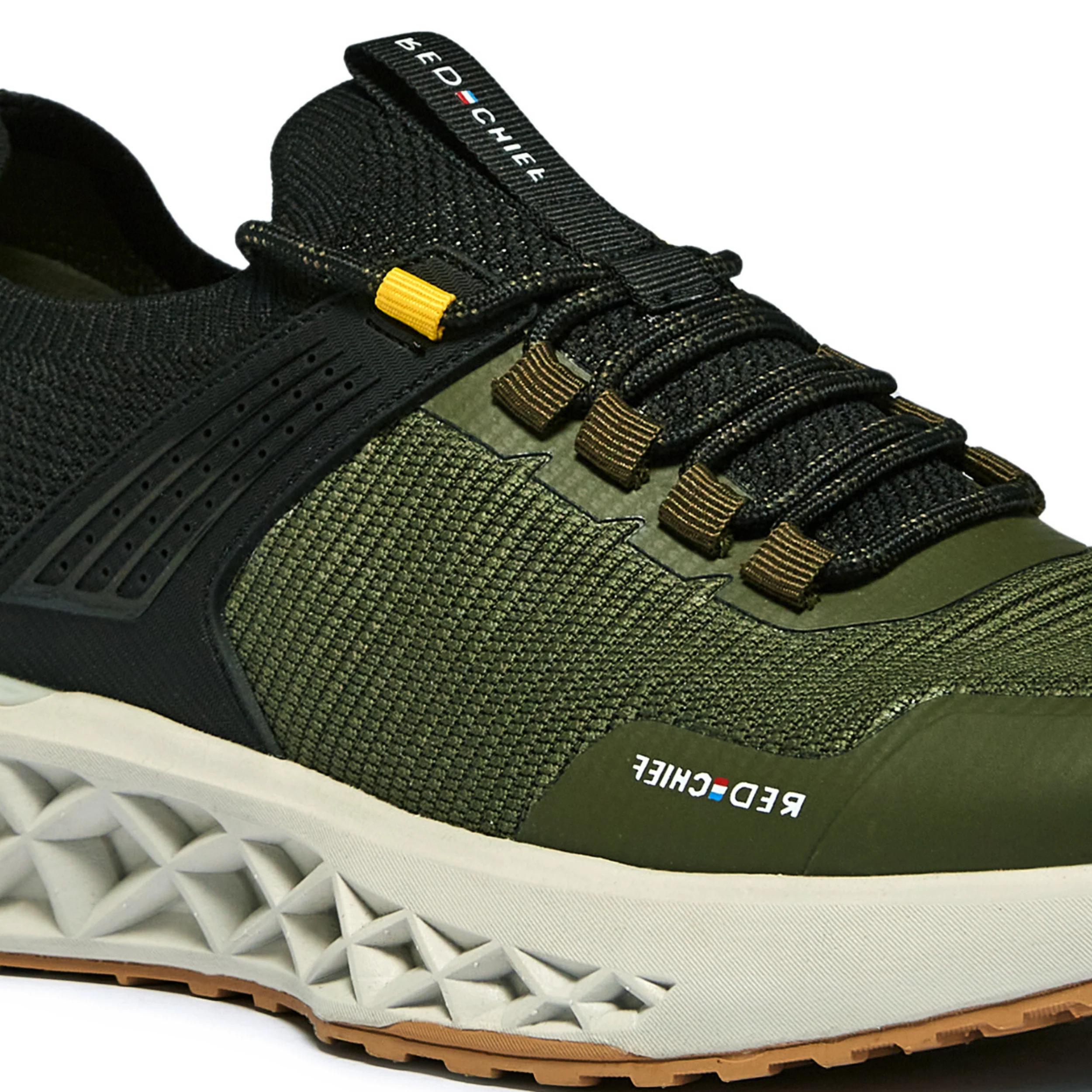 Red Chief Sports Black-Olive Walking Shoes for Men  W7014 F022 - Image 8