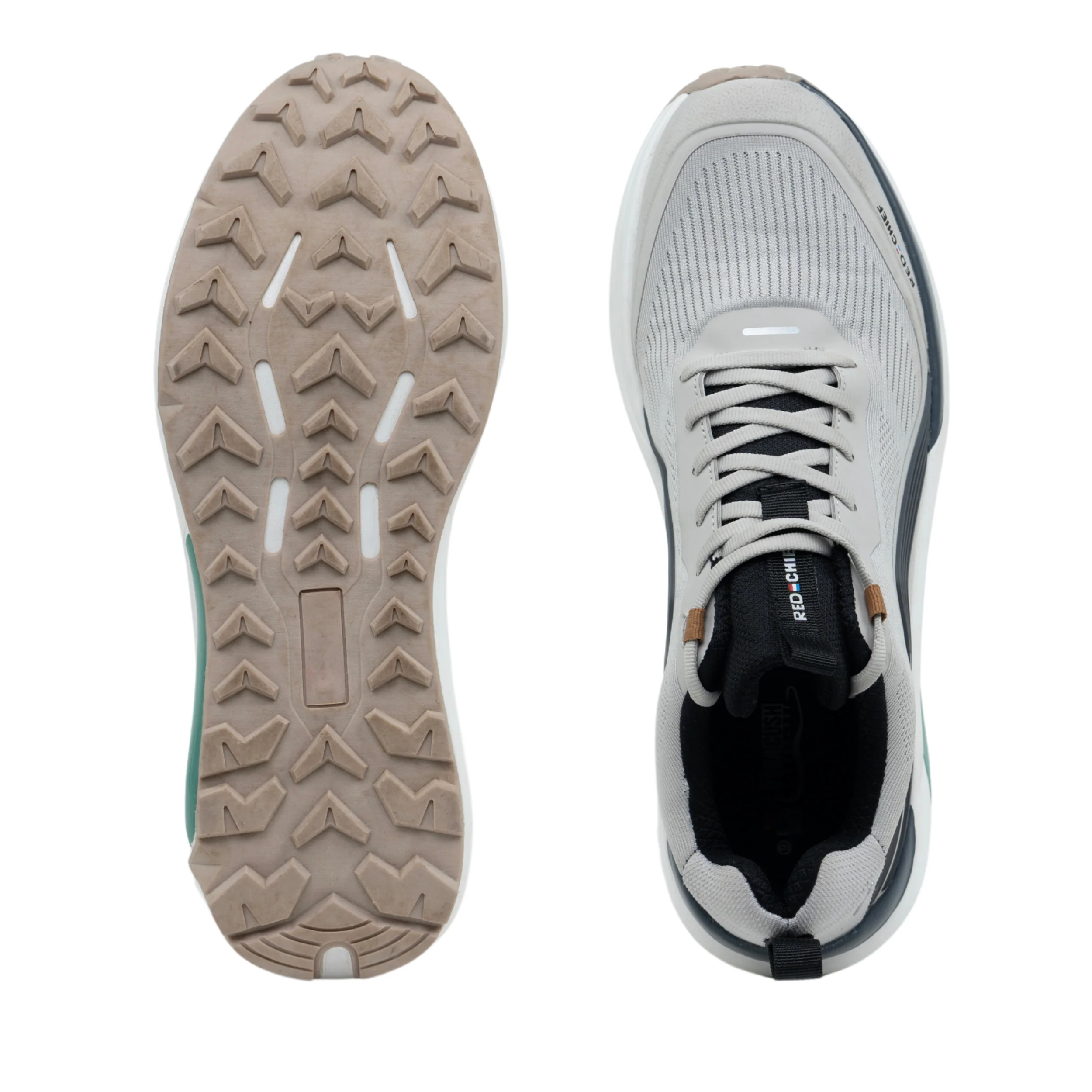 Red Chief Sports Grey Walking Shoes for Men W7015 CC28 - Image 10