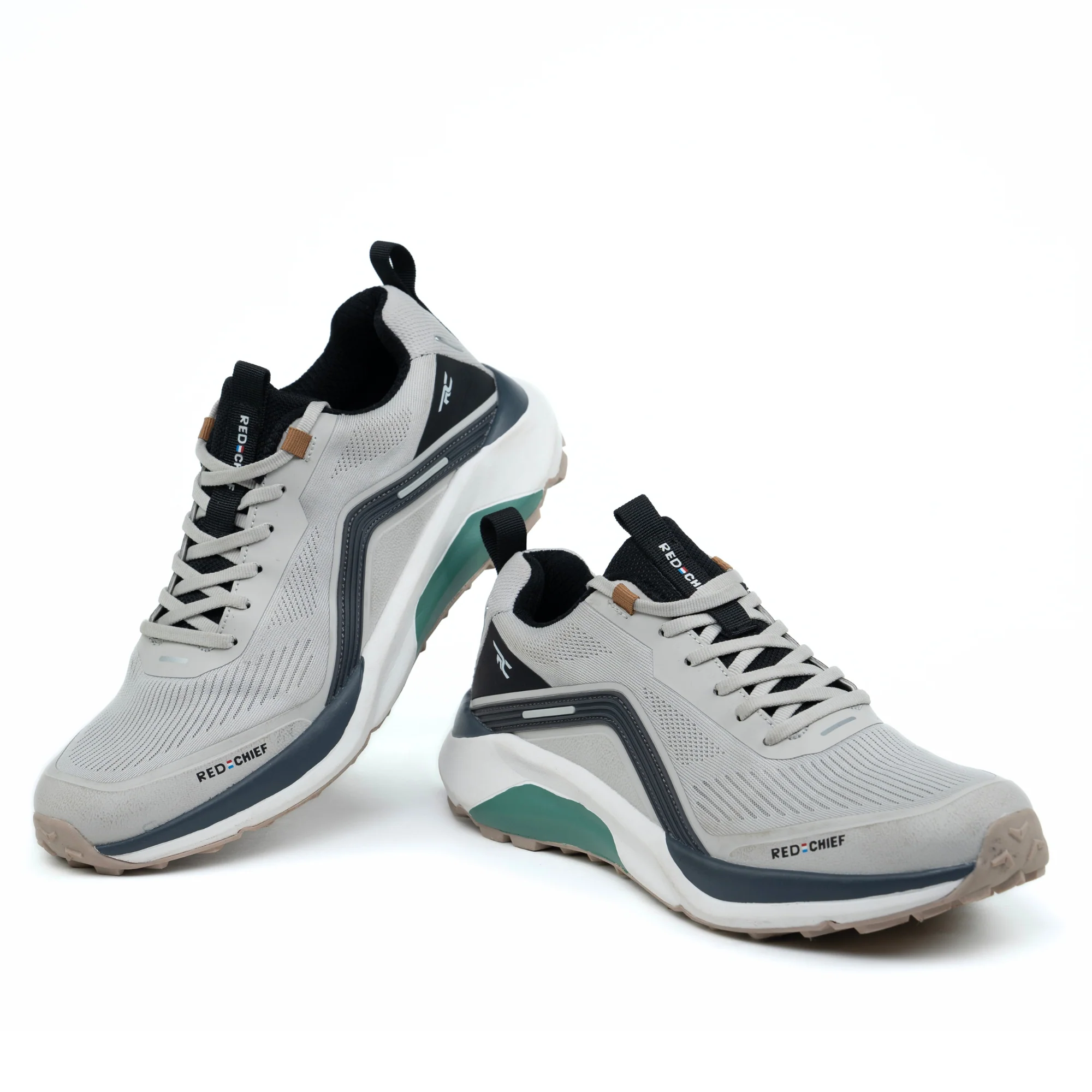 Red Chief Sports Grey Walking Shoes for Men W7015 CC28 - Image 3