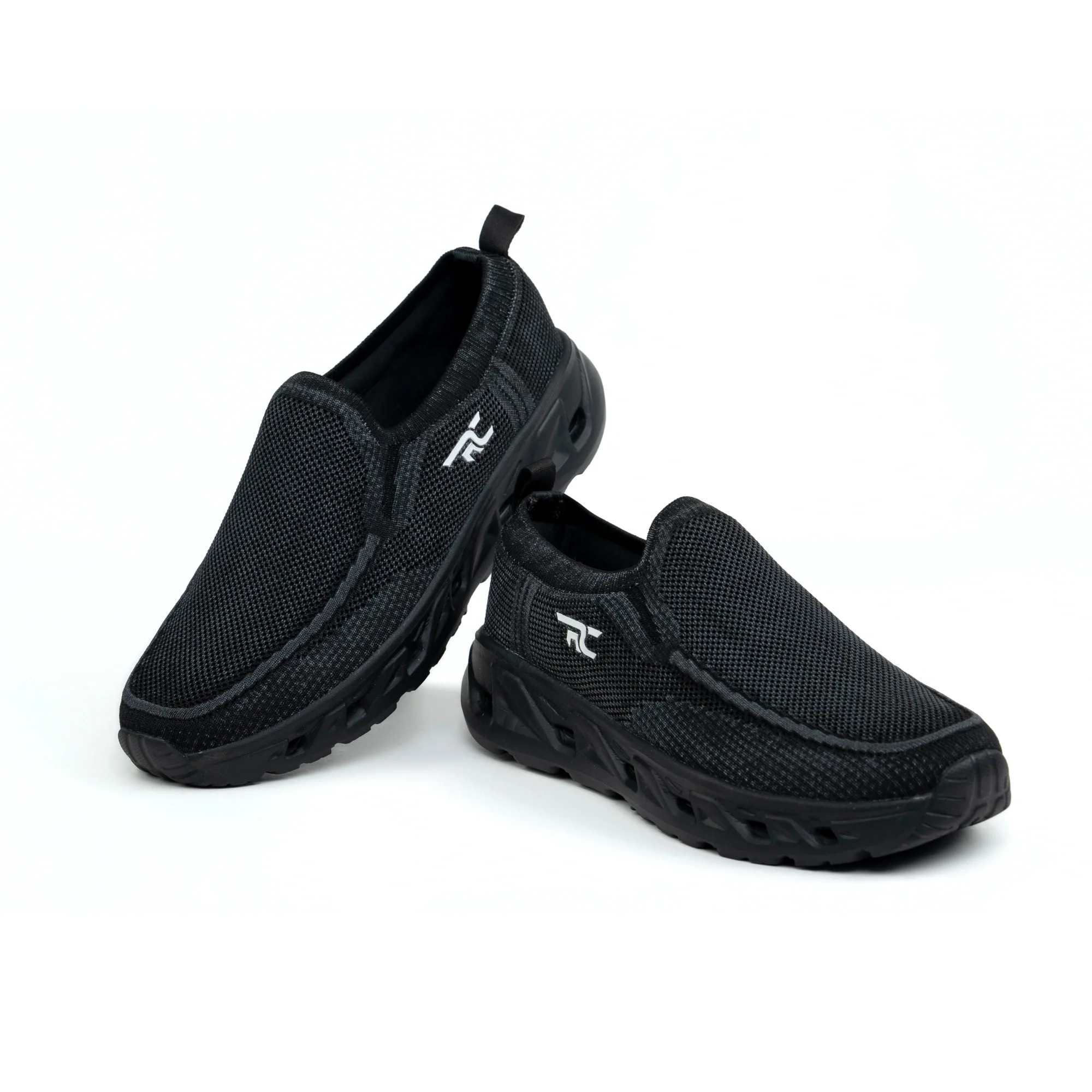 Red Chief Sports Black Walking Shoes for Men W7017 001 - Image 5