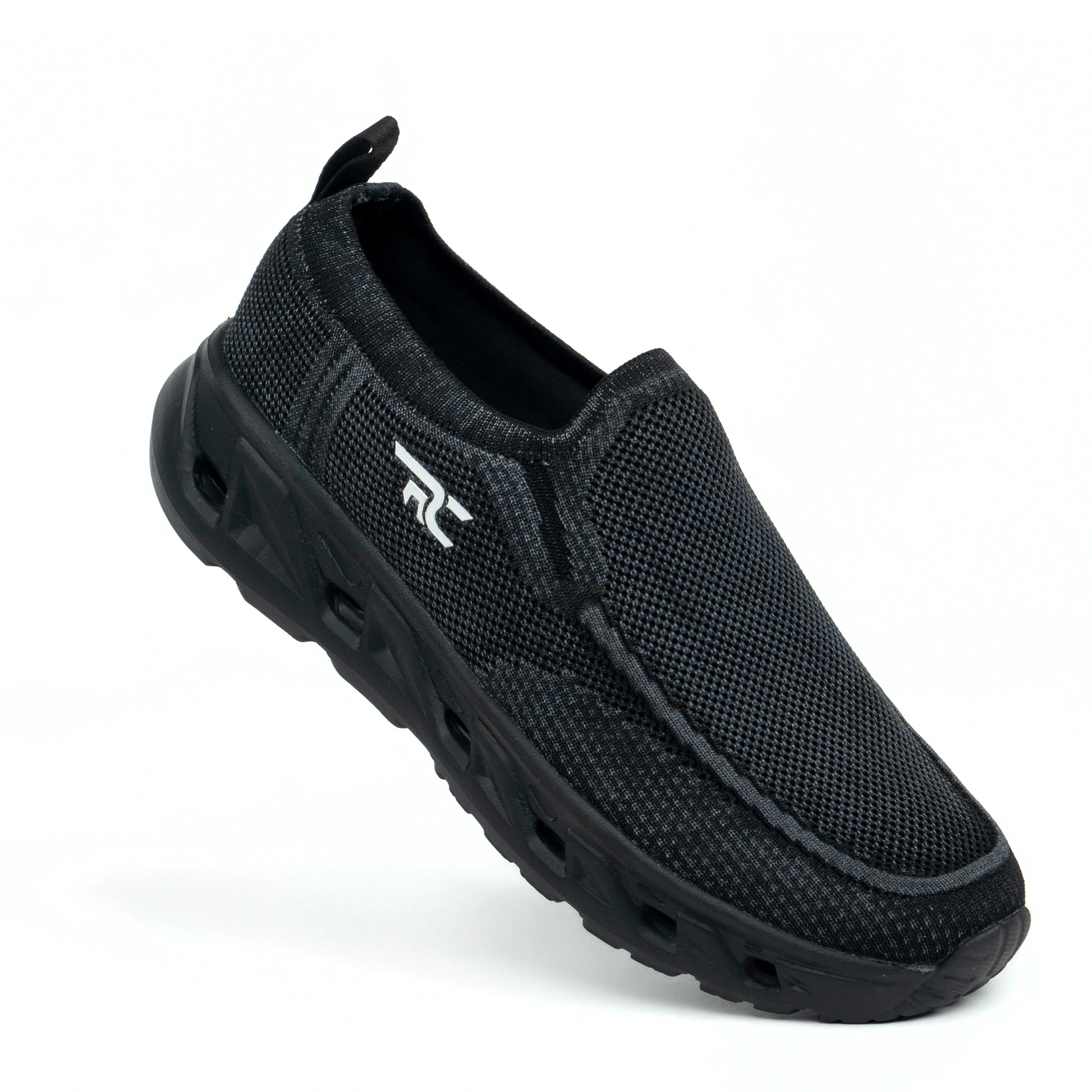 Red Chief Sports Black Walking Shoes for Men W7017 001 - Image 9