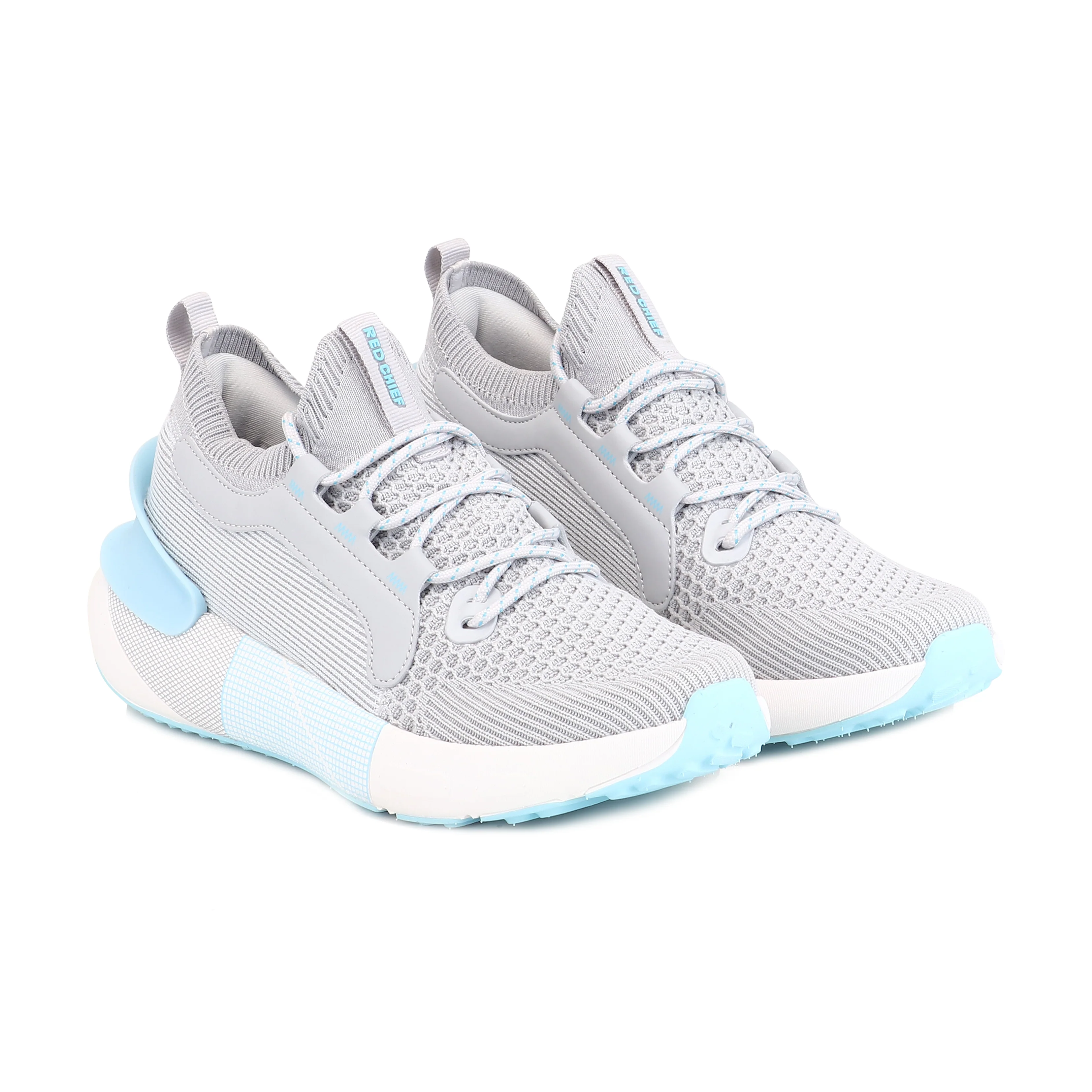 Red Chief Sports Grey-White Walking Shoes for Men W7021 CD09 - Image 4