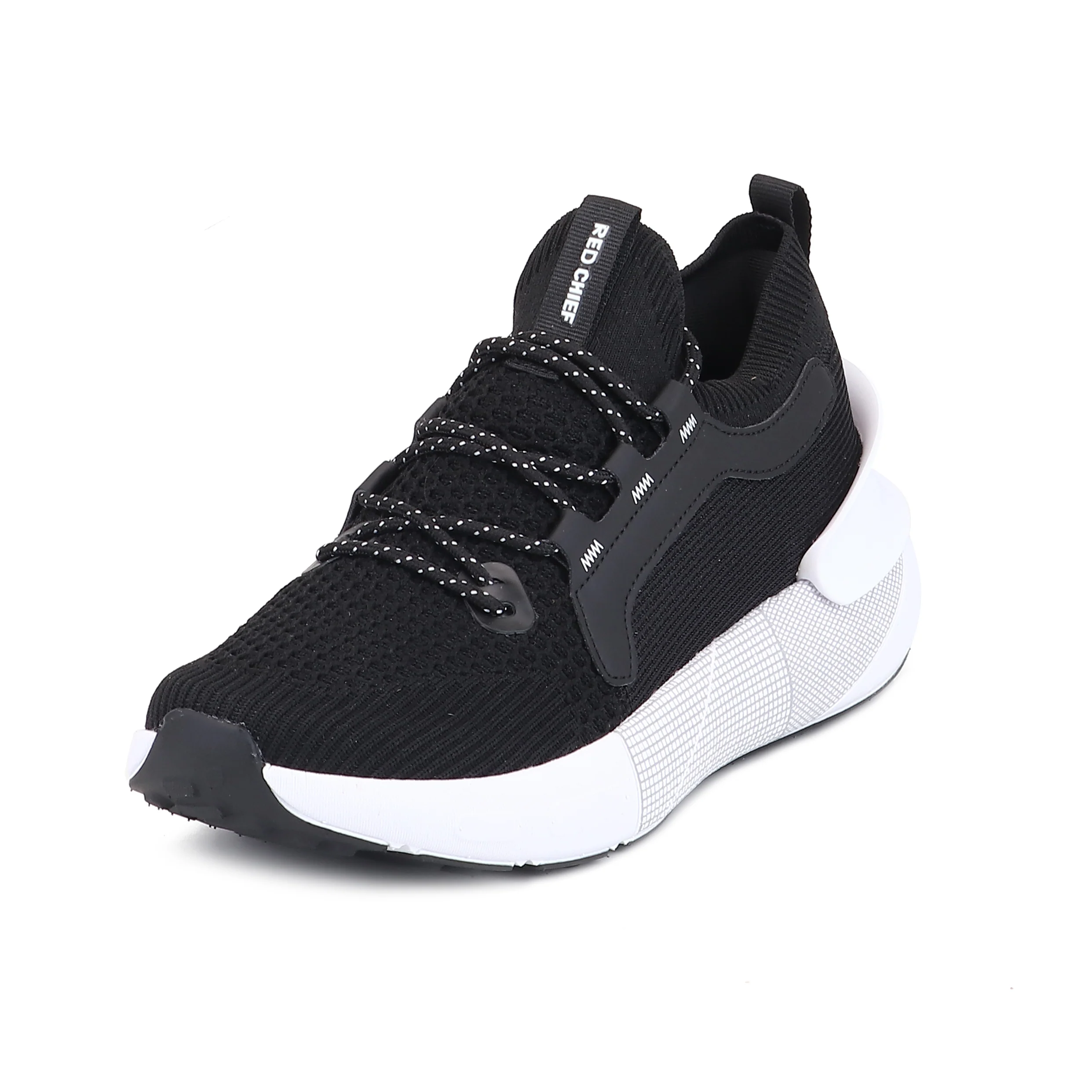 Red Chief Sports Black & White Walking Shoes for Men W7021 F013 - Image 8