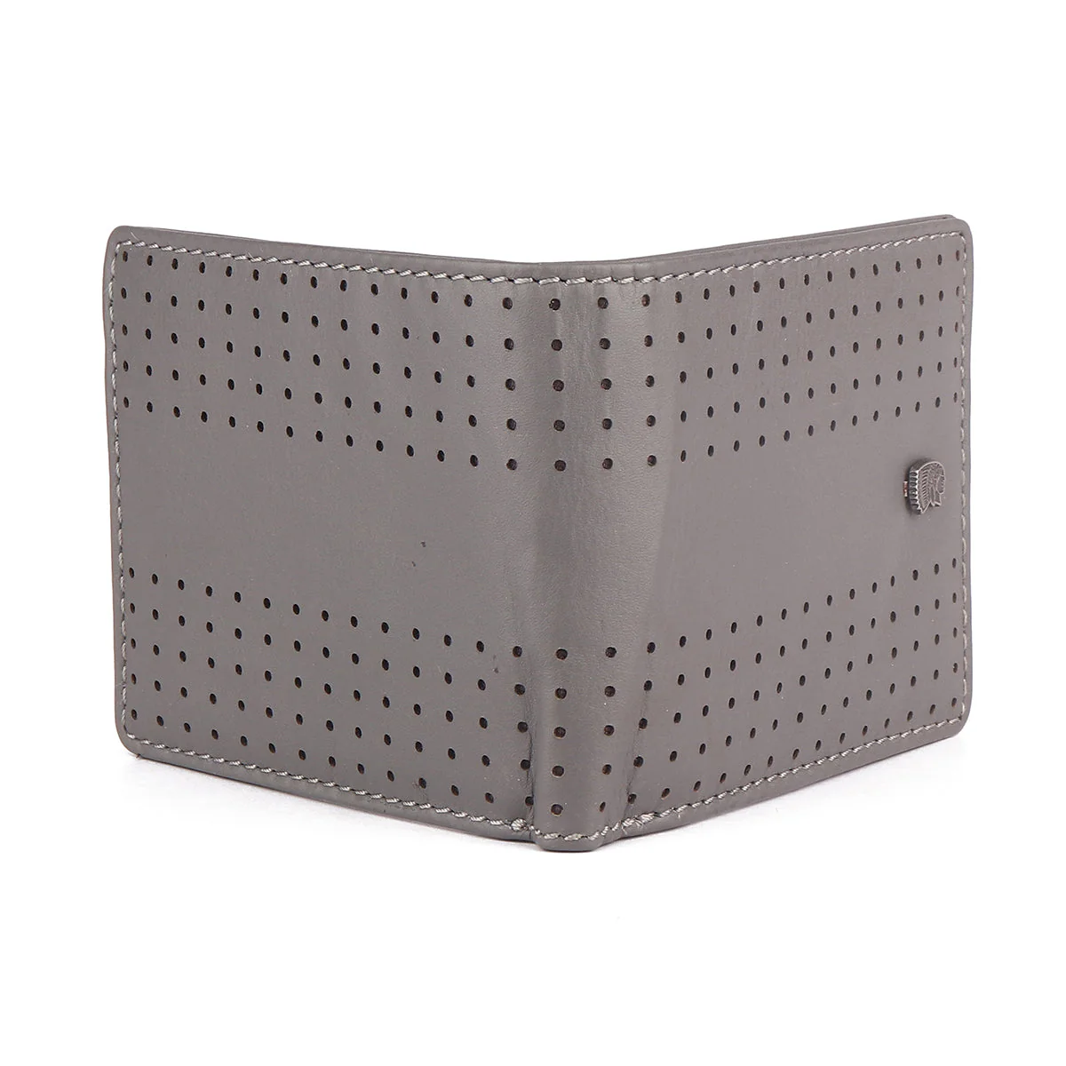 Red Chief Grey Wallet for Men A90124 005 - Image 4